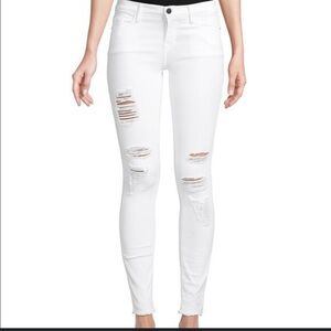 Frame Denim Women's White Skinny Jeans